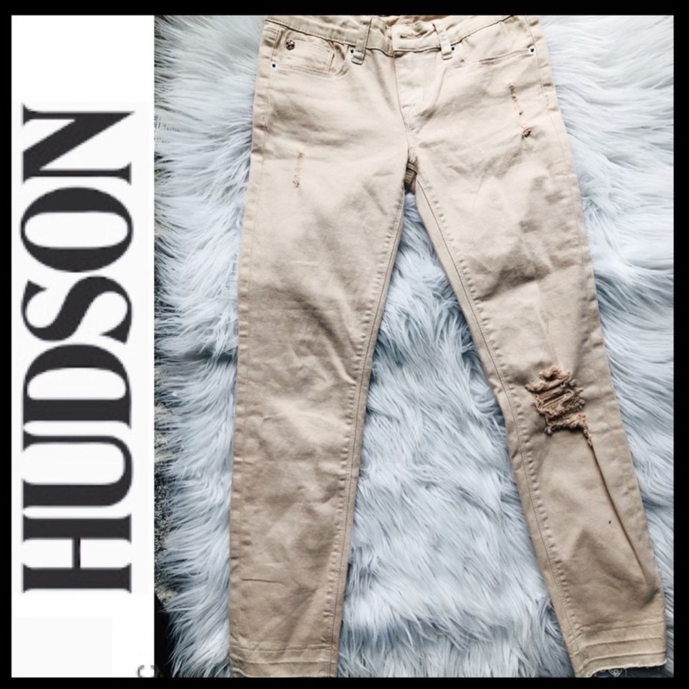NWOT HUDSON Girl’s Wren Skinny In Watermelon